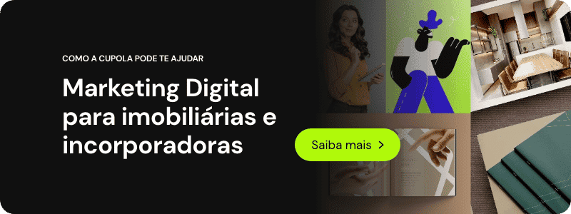 Botão que leva o usuário para a página que mostra os serviços de marketing digital que a CUPOLA oferece